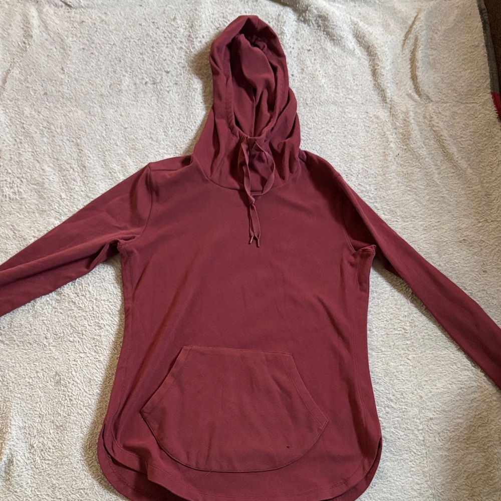 RBX Women's Burgundy Fleece Hoodie Sweatshirt